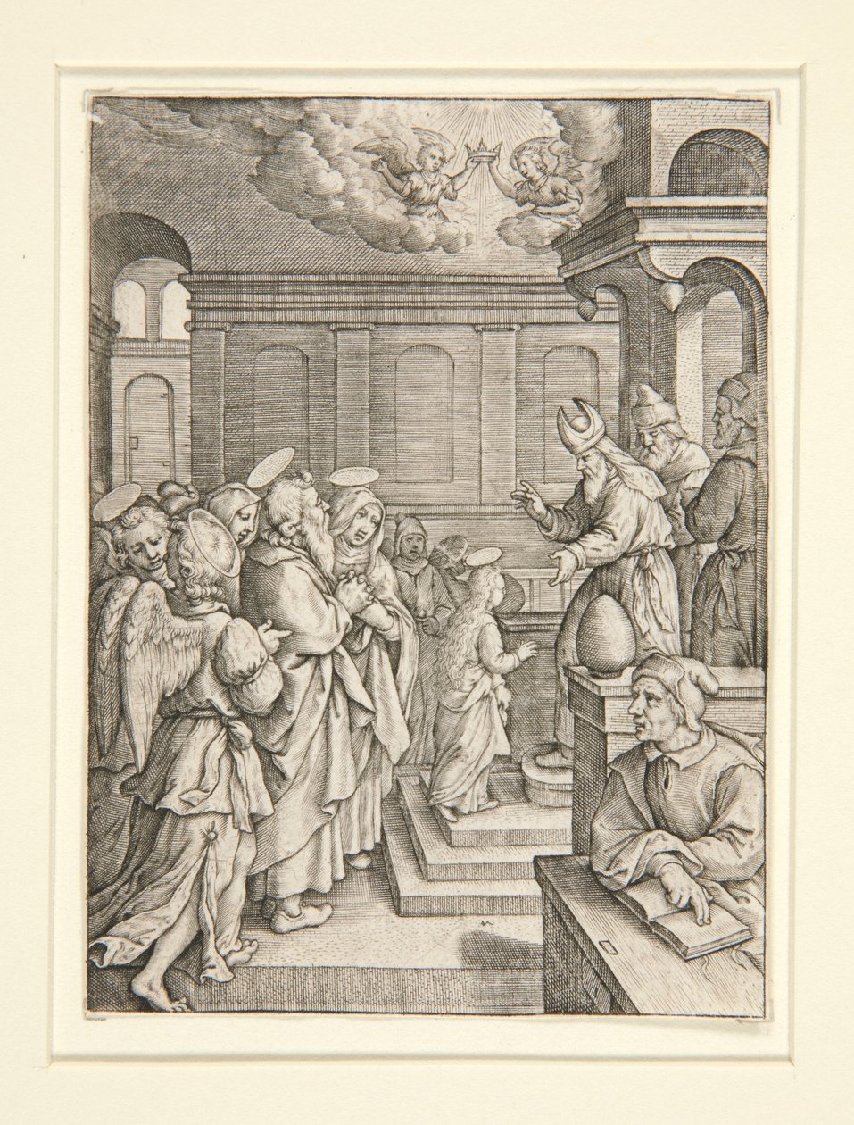 The Presentation of the Virgin, fra serien The Life of the Virgin av Hieronymus Wierix