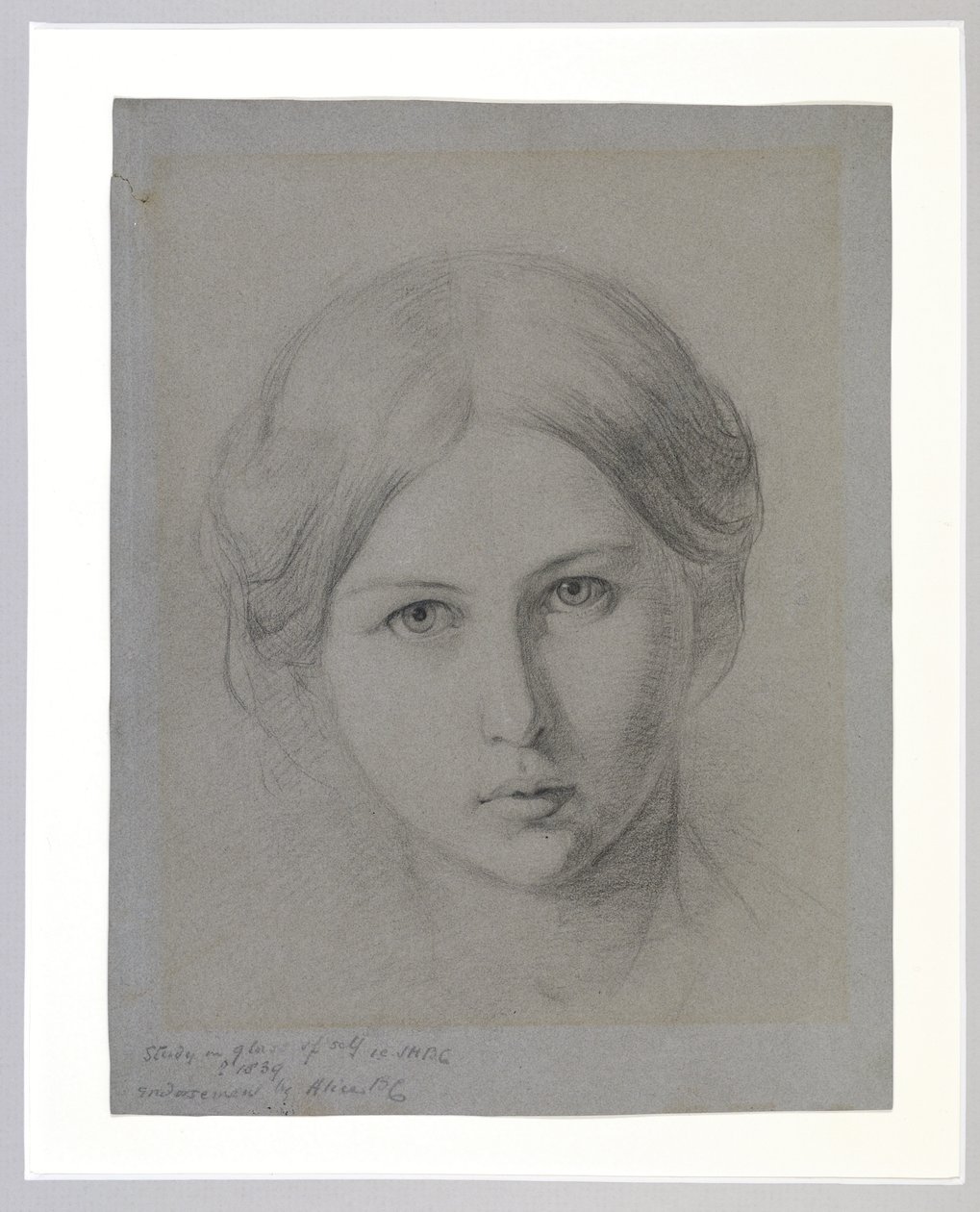 Selvportrett, 1839 av Hilary Bonham Carter