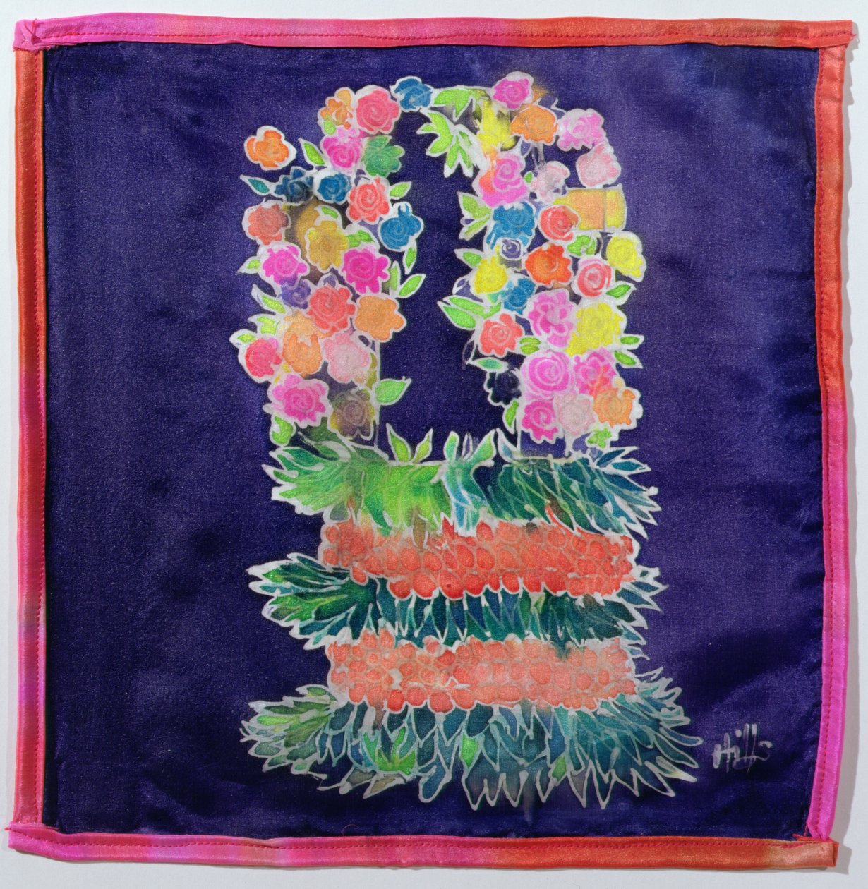 Uten tittel, 2005 (fargestoffer på silke) av Hilary Simon