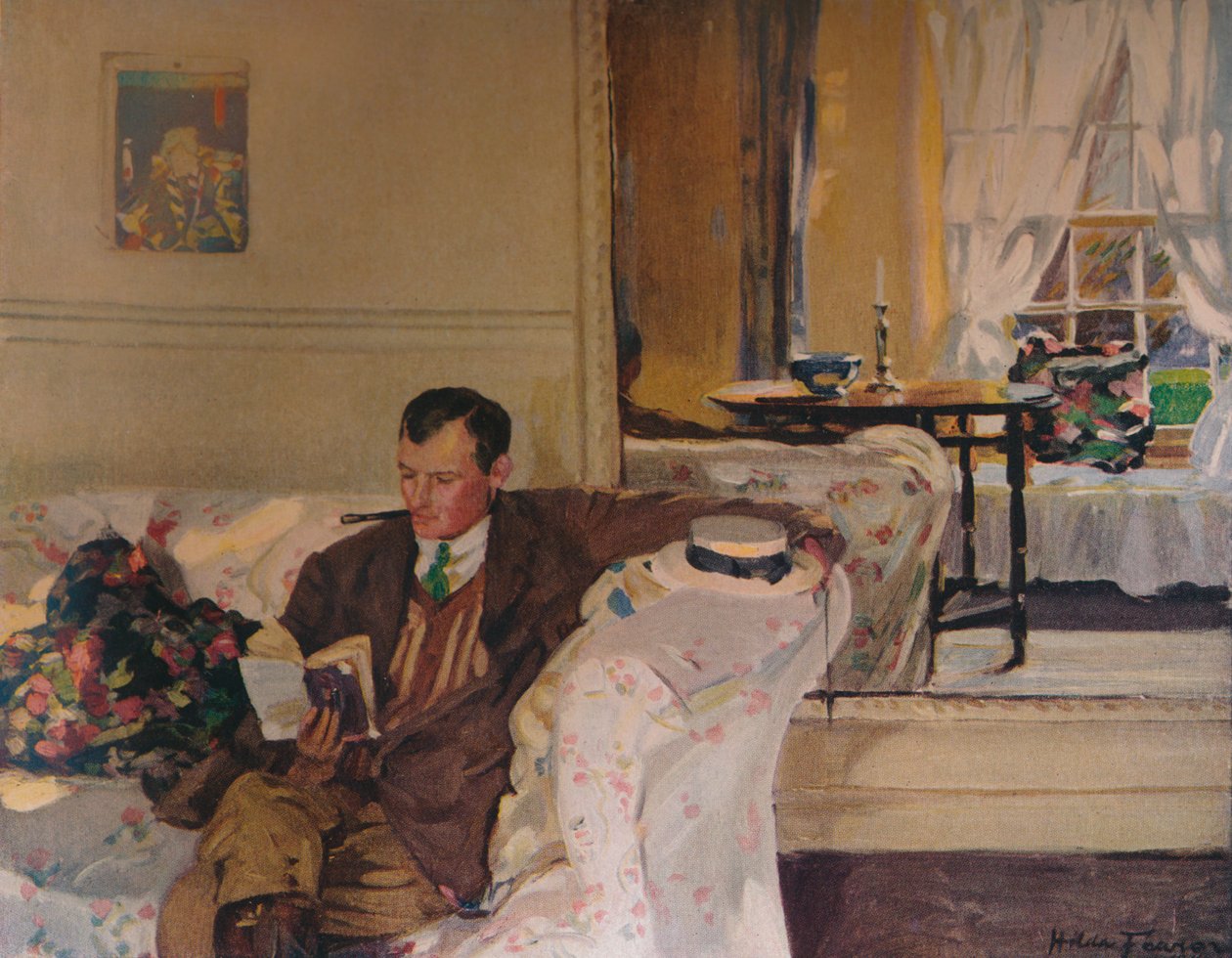 Portrett av Algernon Talmage, c1900 1914-1915 av Hilda Fearon