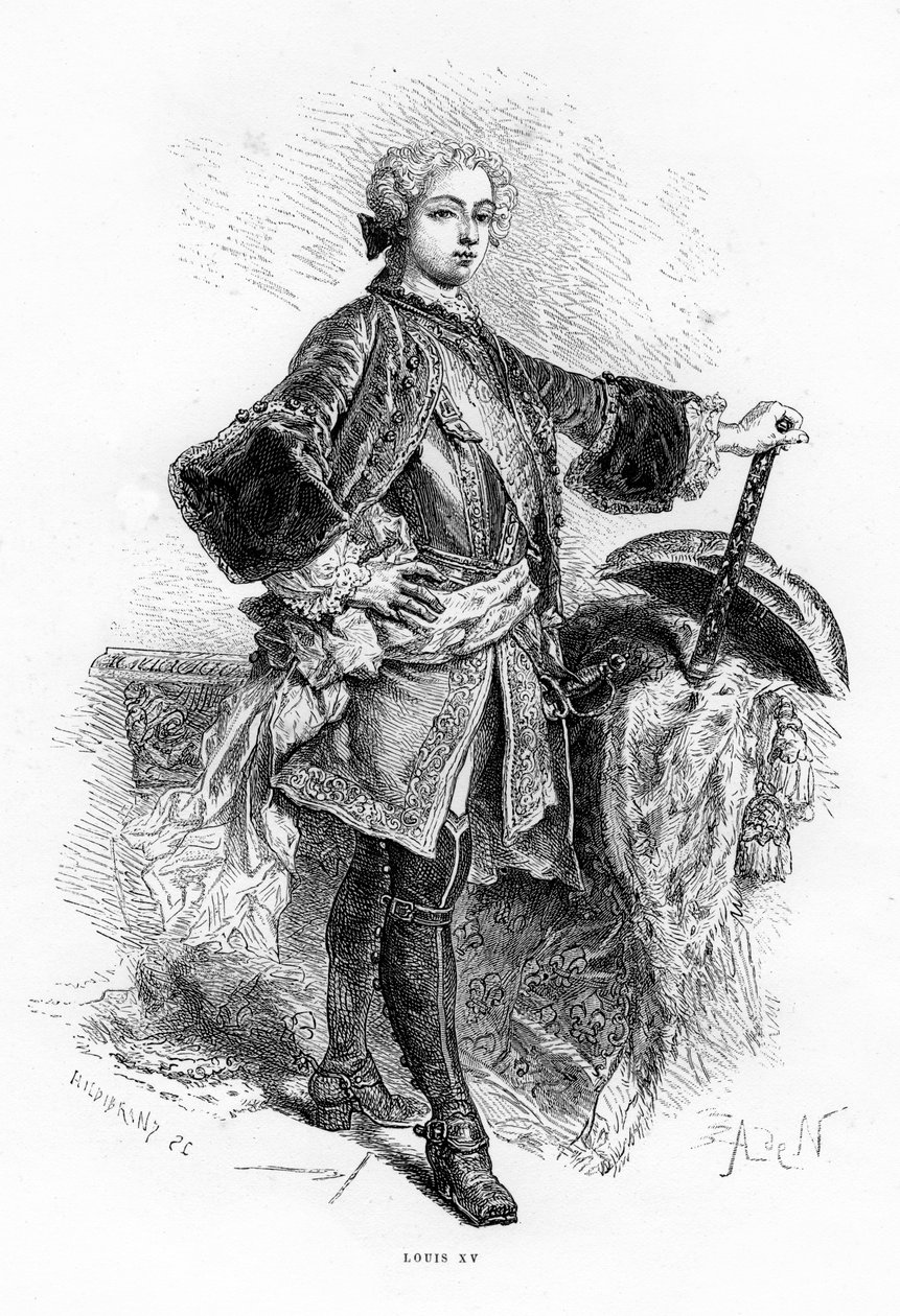 Ludvig XV, konge av Frankrike. av Hildibrand