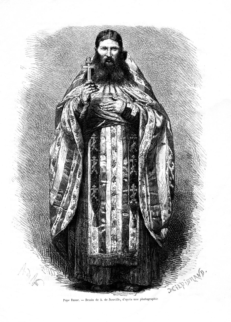 Russisk pave, 1886 av Hildibrand
