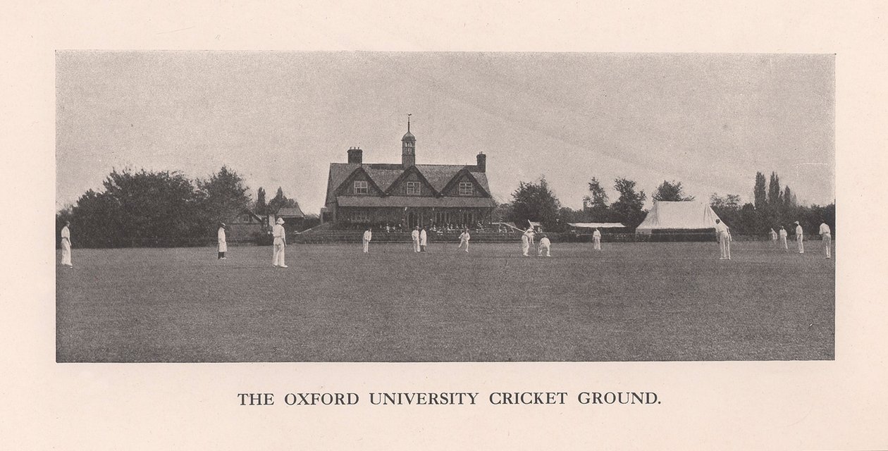 The Parks, cricketbane ved Oxford University, 1912 av Hills and Saunders