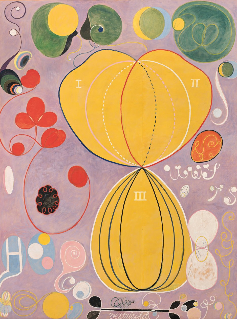 De ti største, nr. 7., voksen alder, gruppe IV, 1907. av Hilma af Klint
