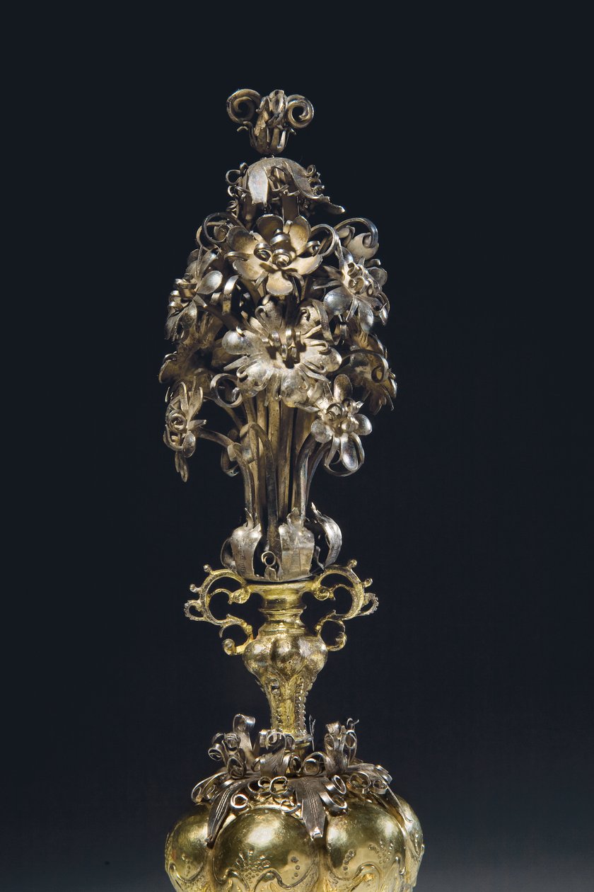Medingen Minerva Cup, ca. 1650 (sølv og sølv) av Hinrich Ohmssen
