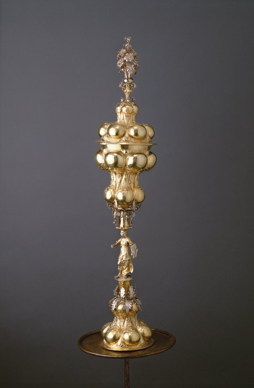 Medingen Minerva Cup, ca. 1650 (sølv og sølv) av Hinrich Ohmssen