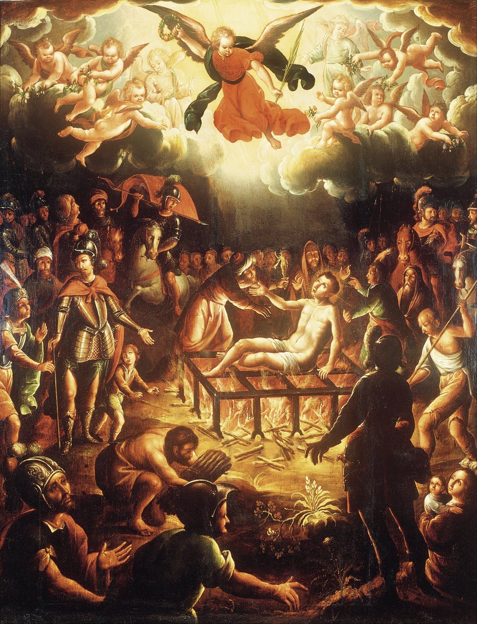 Martyrdømet til Saint Lawrence av Hipólito de Rioja