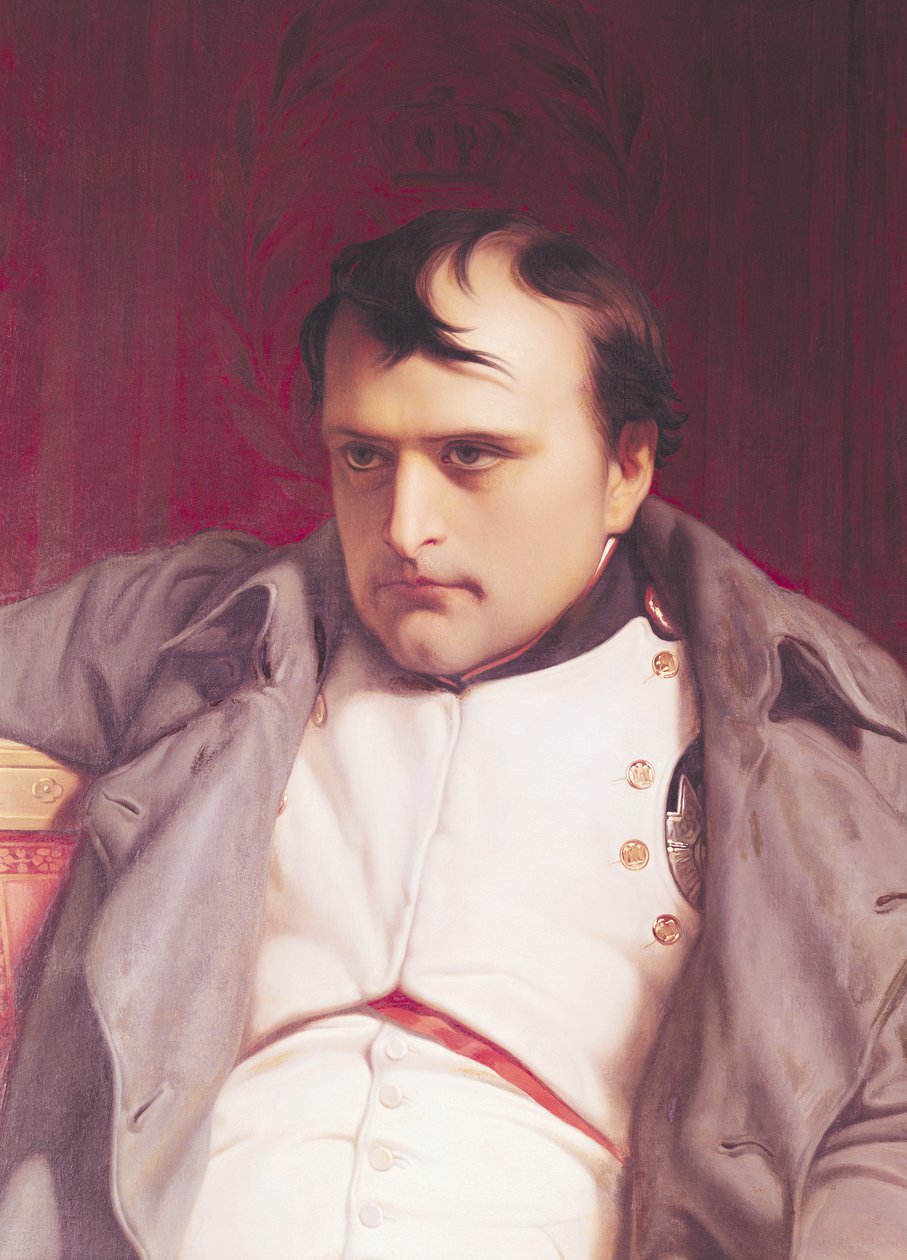 Napoleon (1769-1821) etter hans abdikasjon (detalj fra 157912) av Hippolyte Delaroche