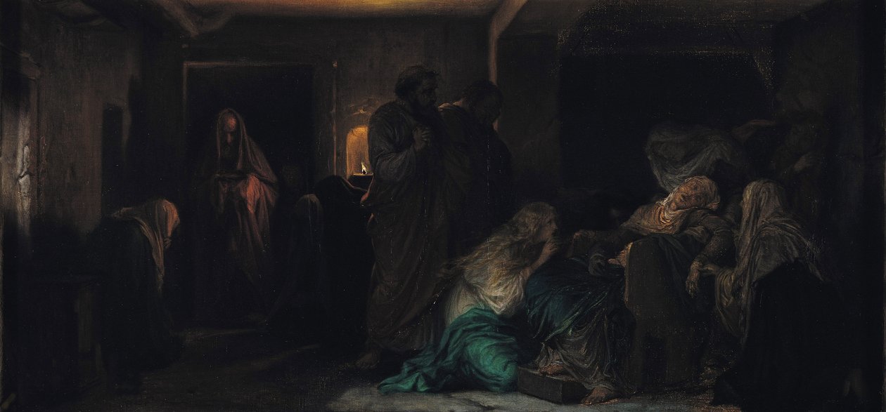 Jomfrubesvimelsen, 1856 av Hippolyte Delaroche