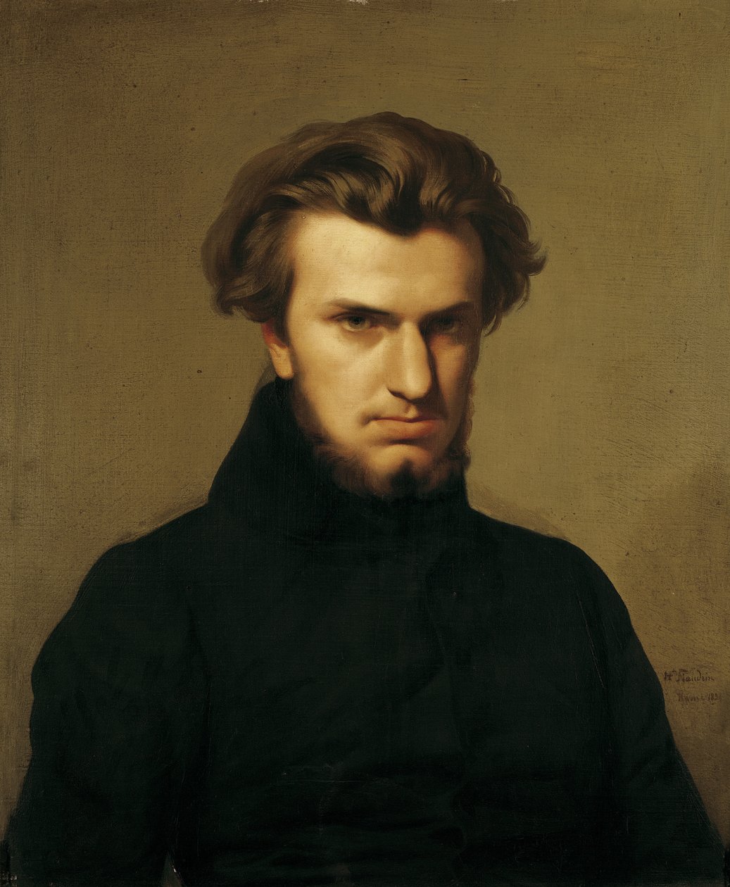 Portrett av Ambroise Thomas (1811-96) 1834 av Hippolyte Flandrin
