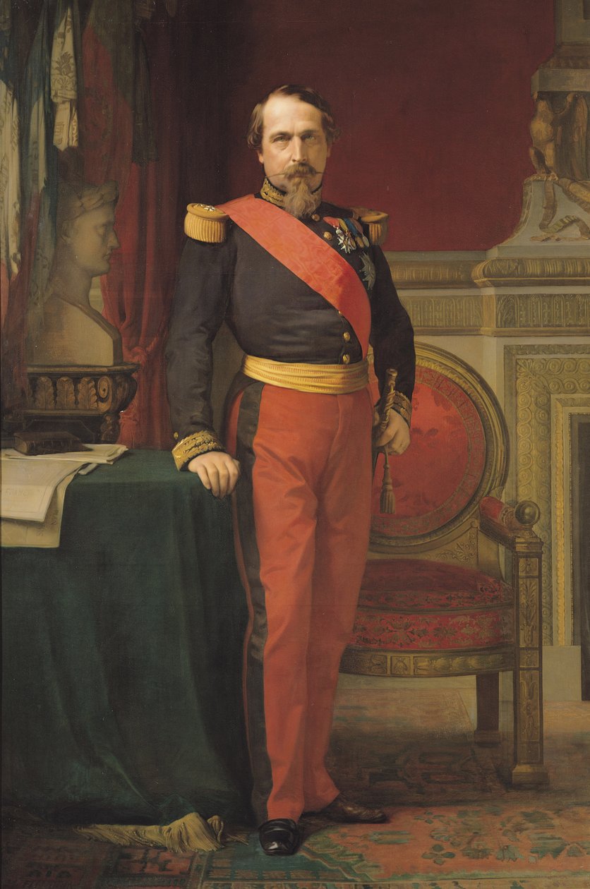 Portrett av Napoleon III (1808-73) 1862 av Hippolyte Flandrin