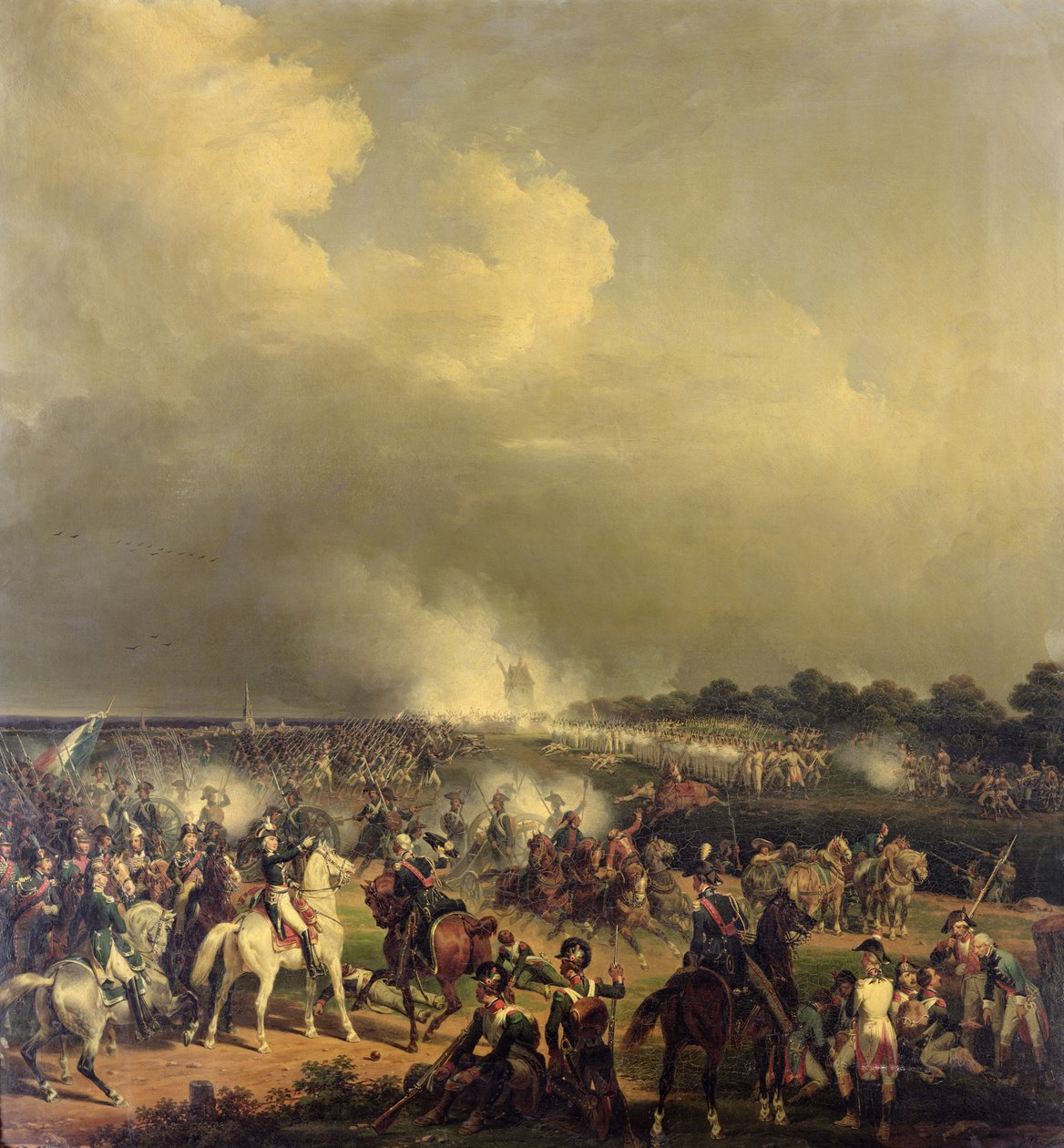 Slaget ved Boussu, 3. november 1792, 1845 av Hippolyte Lecomte