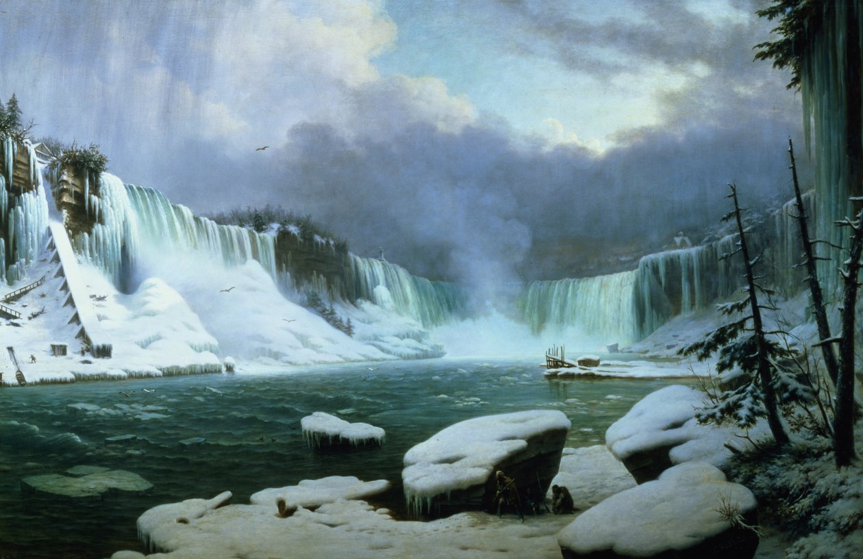Niagara Falls av Hippolyte Victor Valentin Sebron