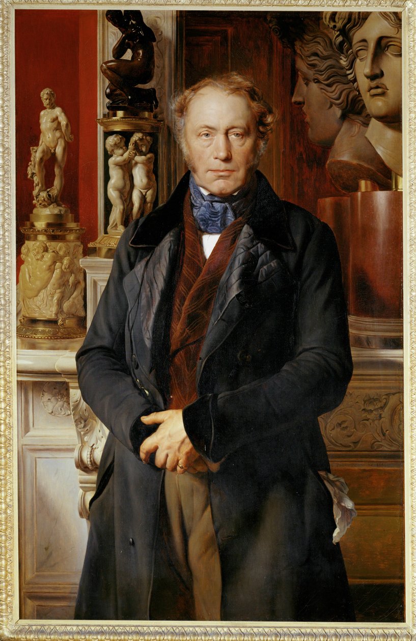 James Alexandre greve av Pourtales-Gorgier … av Hippolyte (1797-1856) Delaroche