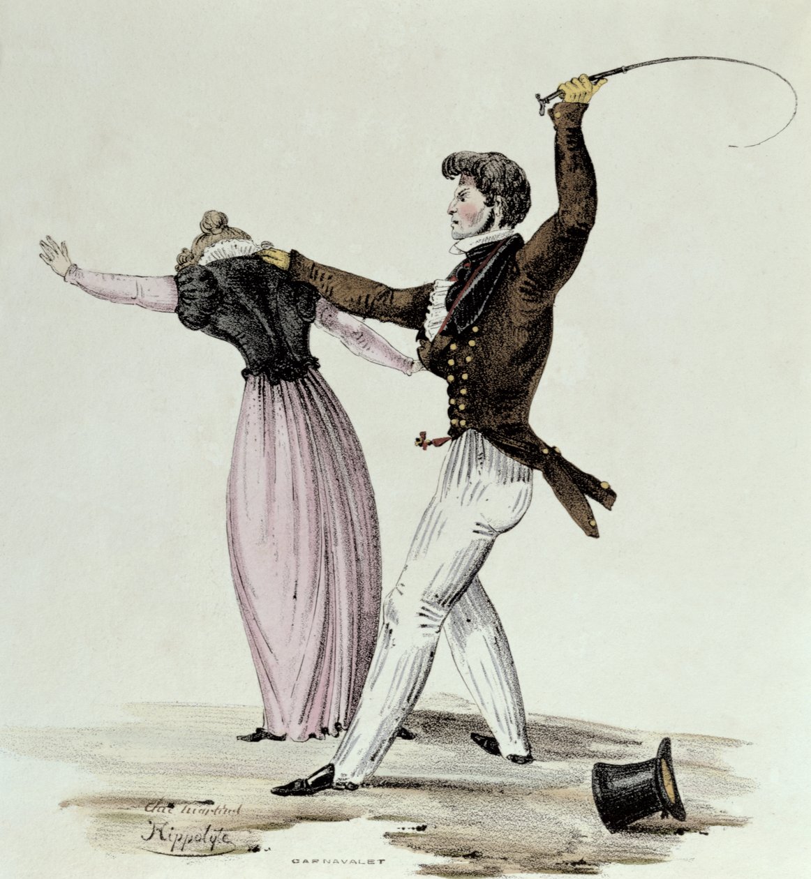 Kunsten å gjøre seg elsket av sin kone, ca. 1825 av Hippolyte