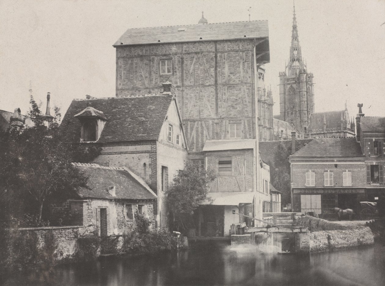 Utsikt over Evreux av Hippolyte Bayard