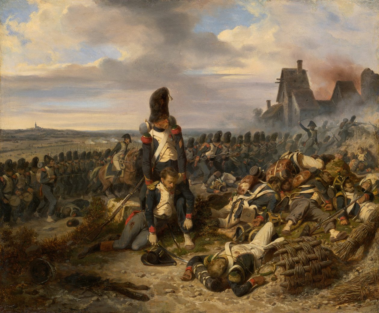 Kampscene, ca. 1825. av Hippolyte Bellange