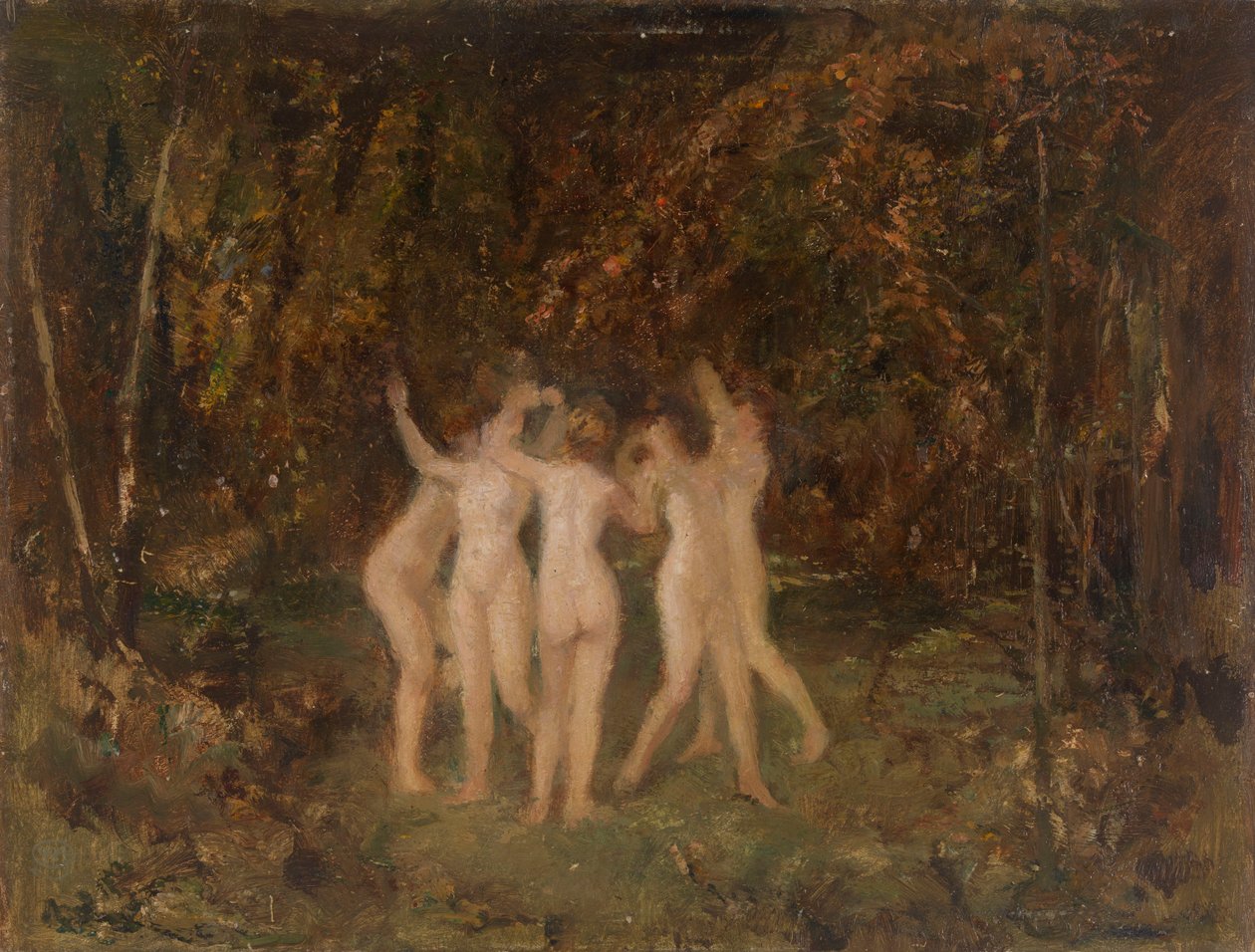 Nymfer i skogen av Hippolyte Boulenger