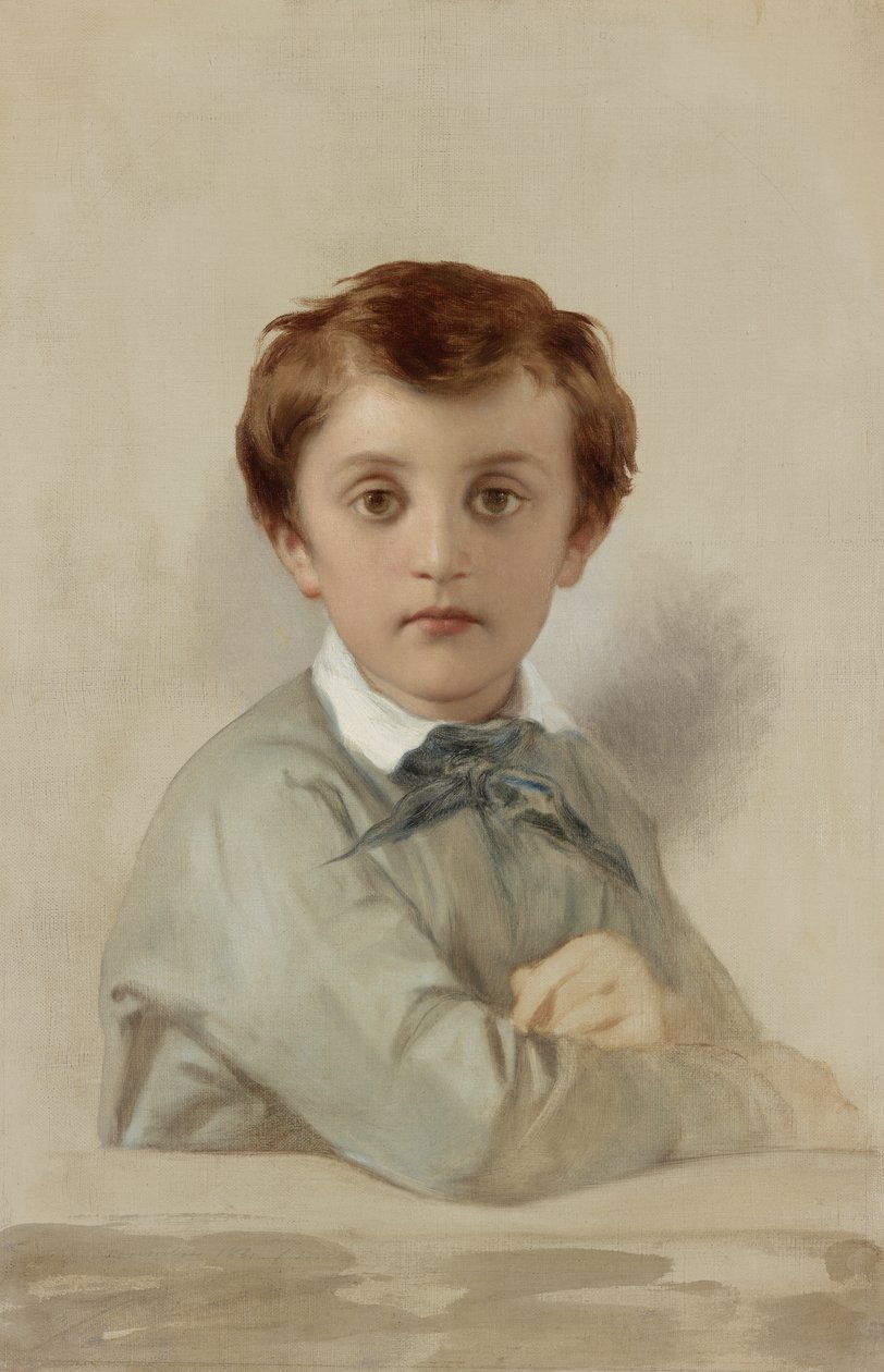 Portrett av Philippe-Grégoire Delaroche, kunstnerens yngre sønn, 1851 av Hippolyte Delaroche