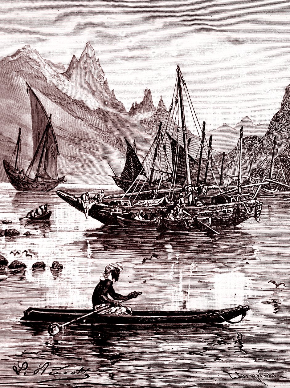Rødehavet ( Egypt side ) av Hippolyte Leon Benett