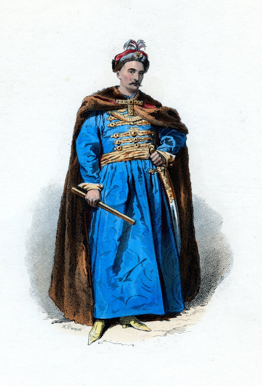 John III Sobieski, konge av Polen og storhertug av Litauen, 1800-tallet. av Hippolyte Louis Emile Pauquet