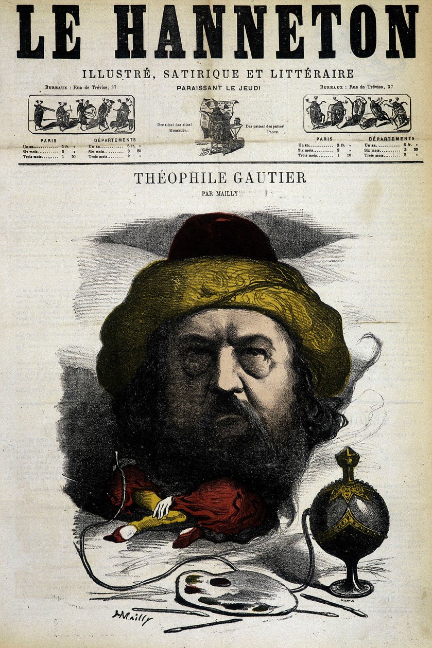 Théophile Gautier - av Mailly, i "" Le Hanneton""" av 09.05.1867 av Hippolyte Mailly