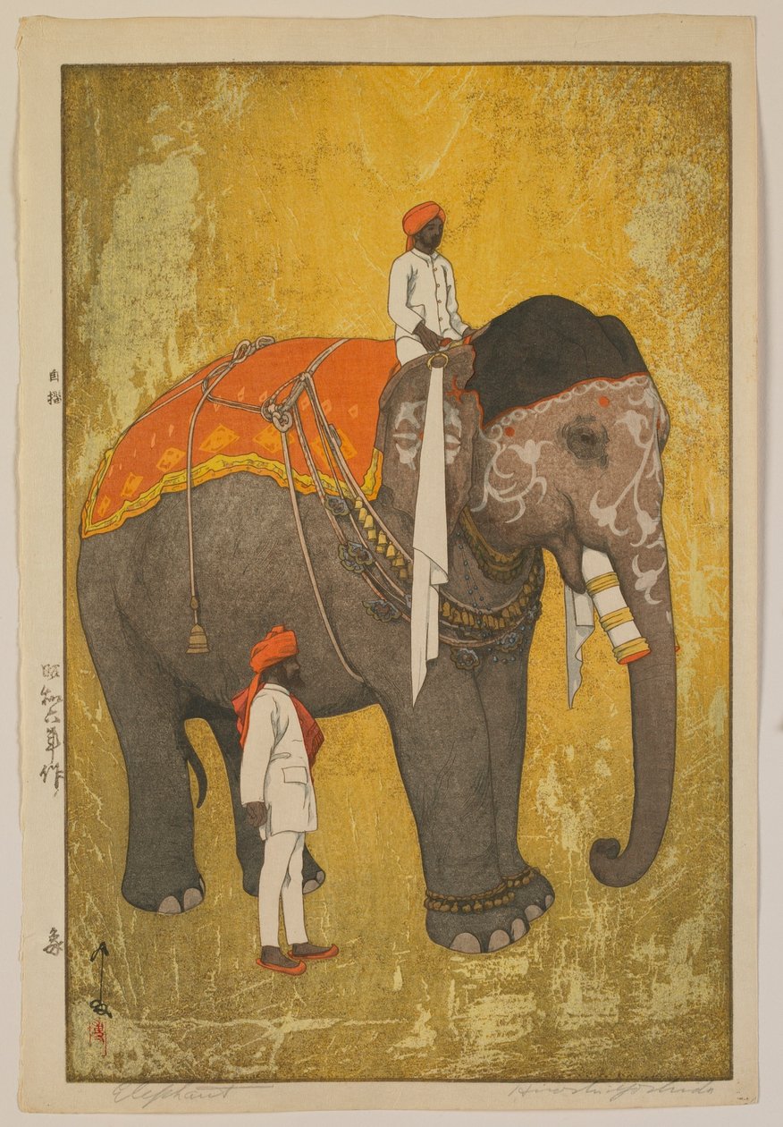Elefant, Showa eranorwegian av Hiroshi Yoshida