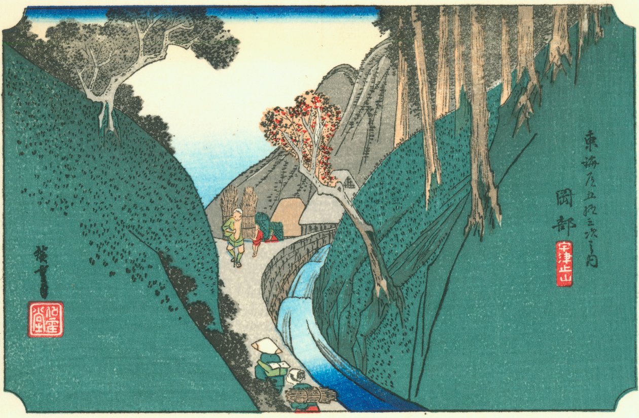 Okabe av Hiroshige