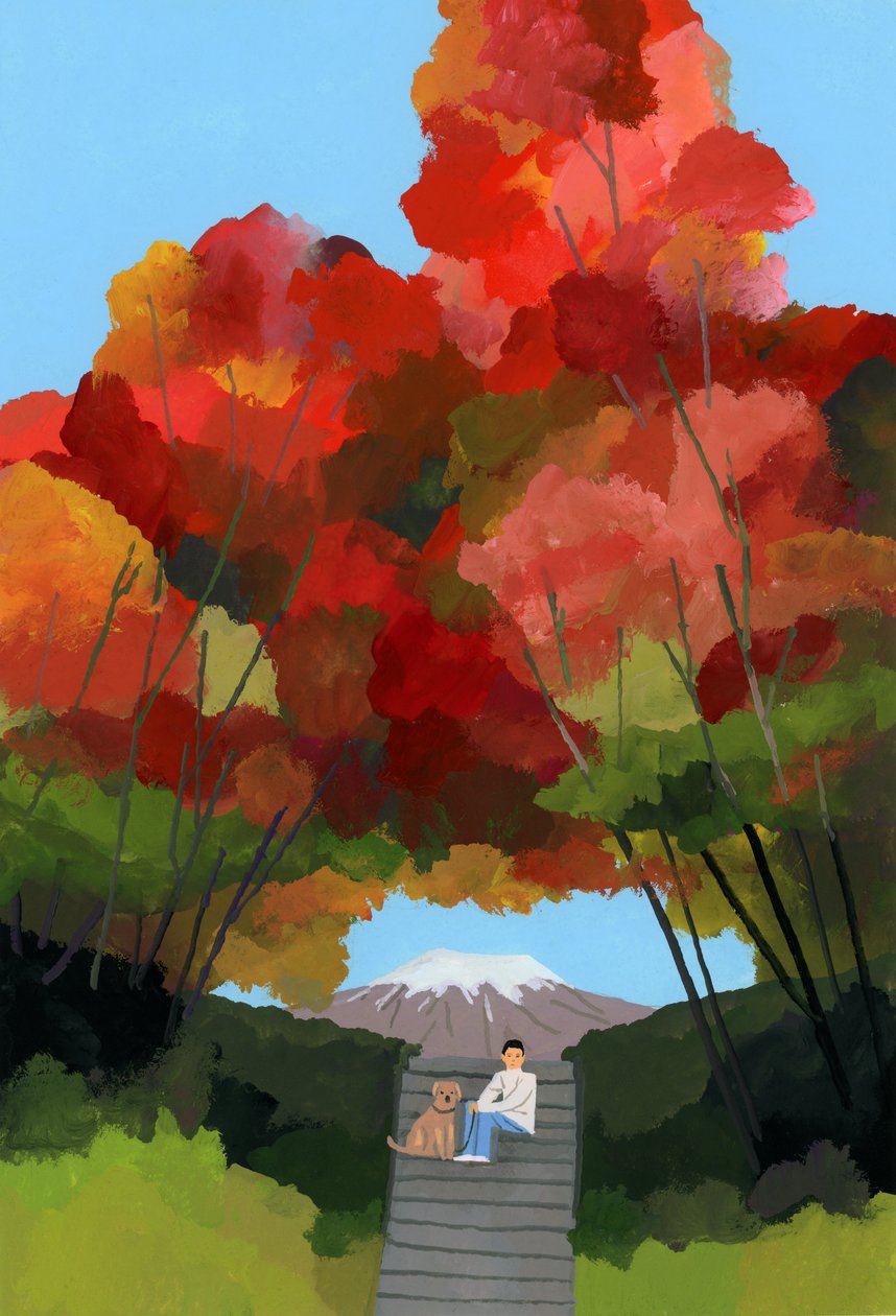 Arch of Autumn Leaves av Hiroyuki Izutsu