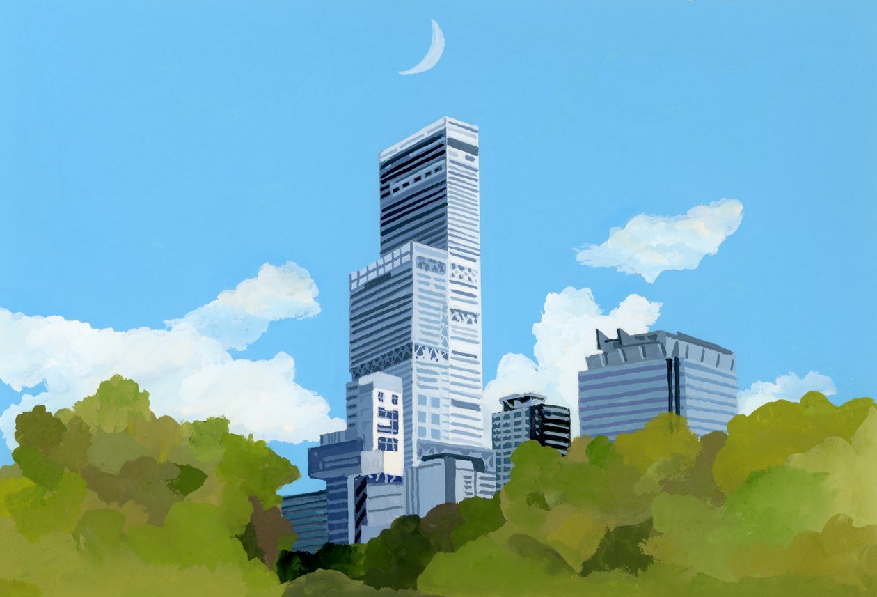 Osaka Abeno Harukasu, 2016 av Hiroyuki Izutsu