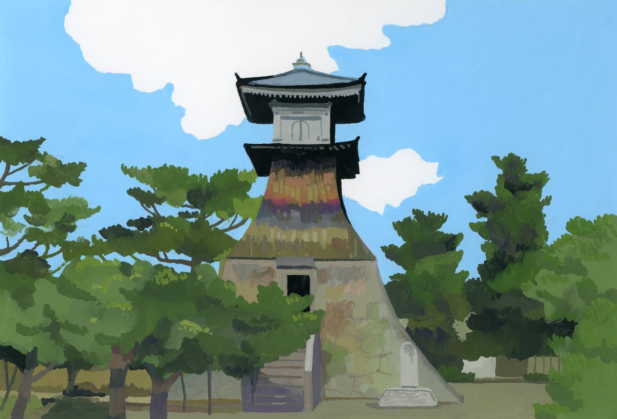 Dette stedet er Kotohira i Japan 2016, av Hiroyuki Izutsu