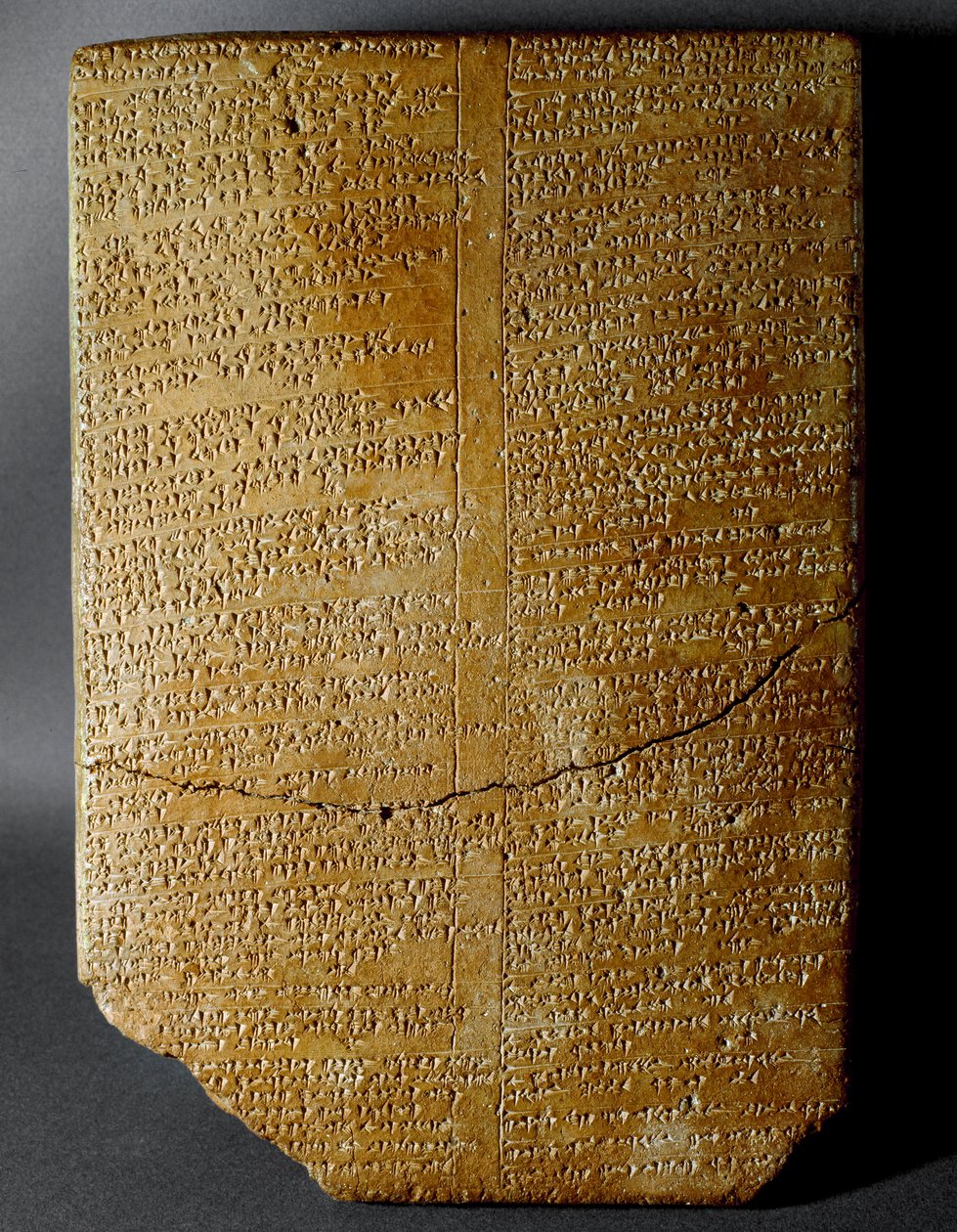 Hettittisk sivilisasjon: kileskrifttavle som transkriberer ritualet til Amihatna, ypperstepresten til den guddommelige Ishara, fra stedet Hattusa (dagens Bogazkoi) 1650-1200 f.Kr. Istanbul arkeologiske museum av Hittite