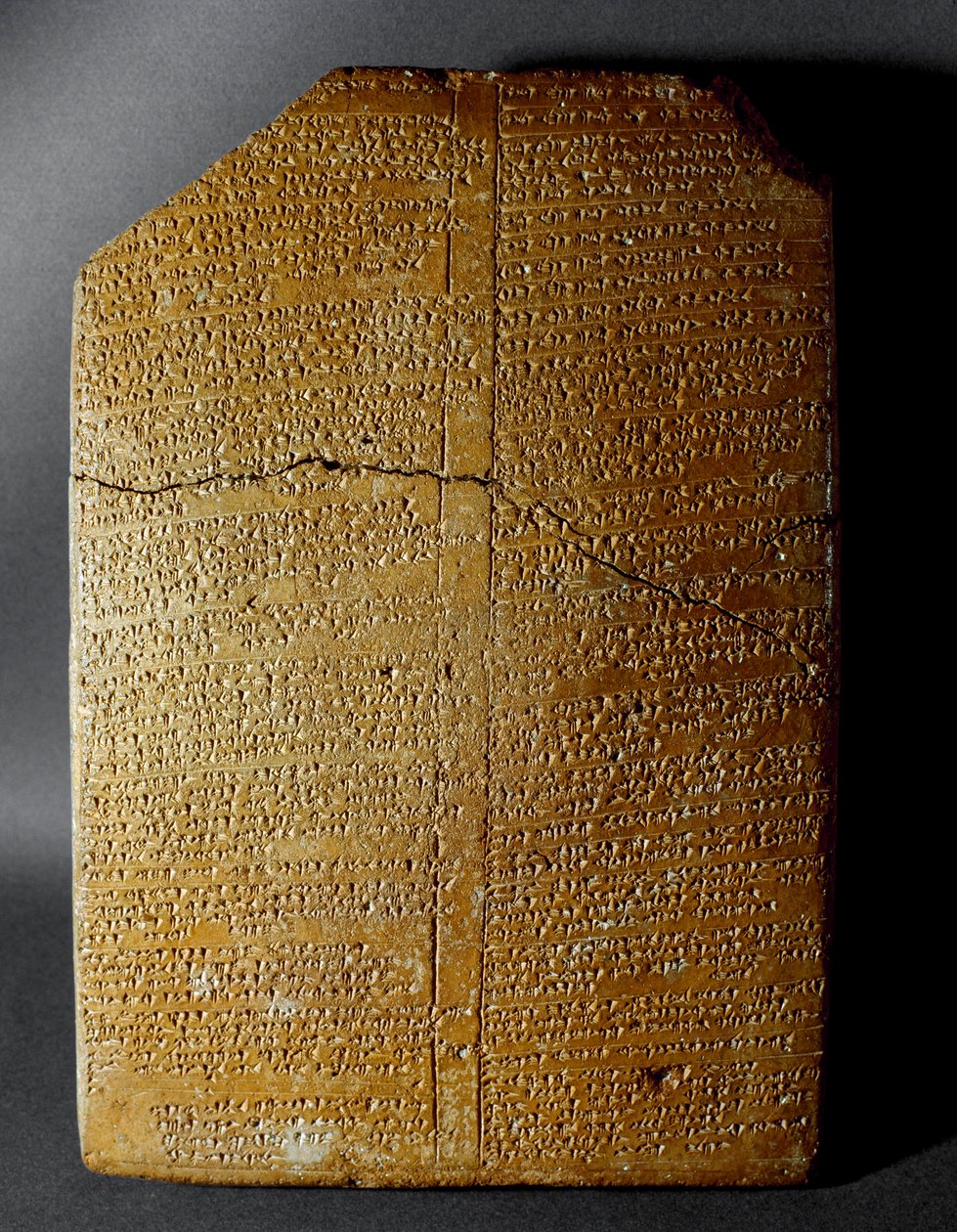 Hettittisk sivilisasjon: kileskrifttavle som transkriberer ritualet til Amihatna, ypperstepresten til den guddommelige Ishara, fra stedet Hattusa (dagens Bogazkoi) 1650-1200 f.Kr. Istanbul arkeologiske museum av Hittite