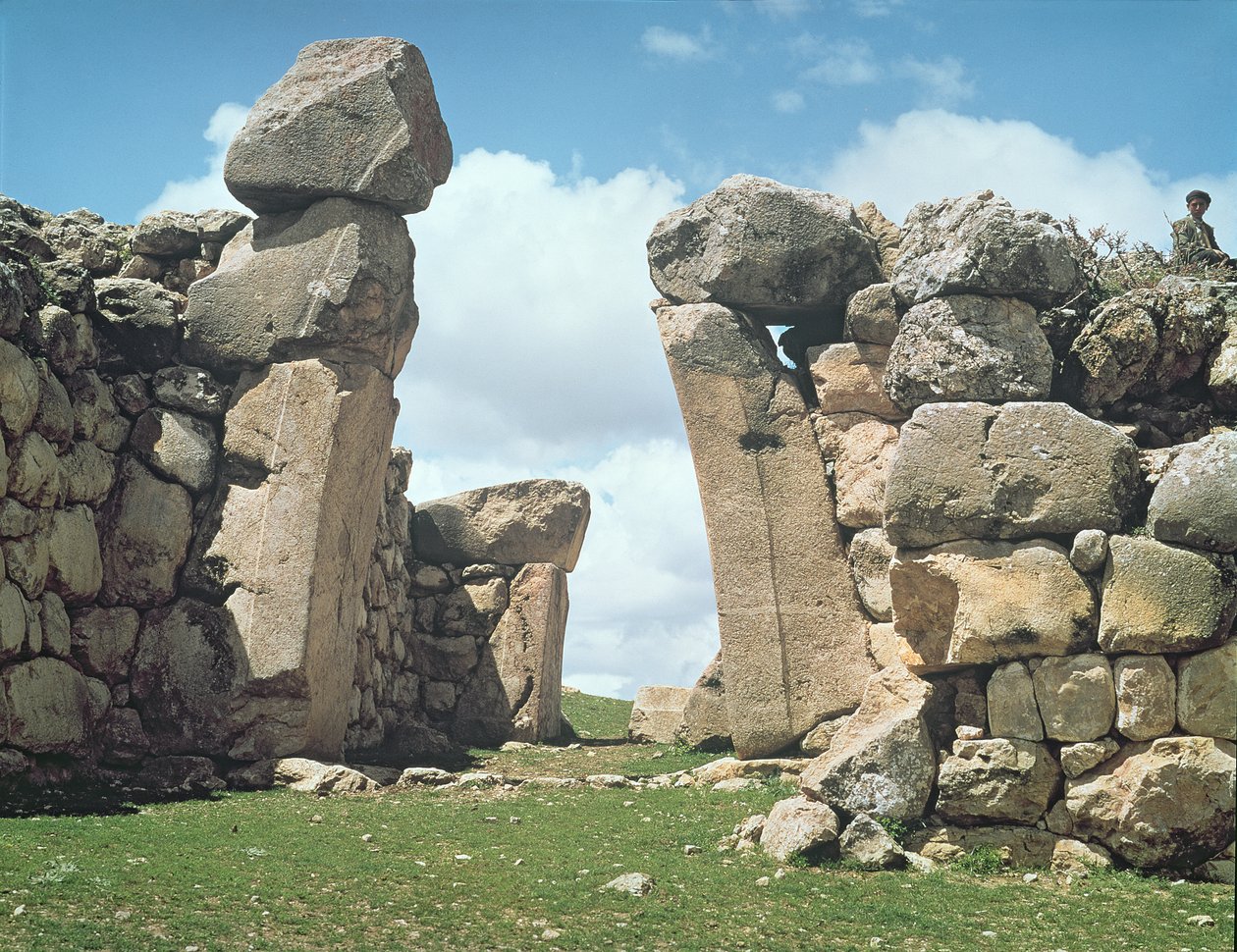 Kongens port fra murene til Hattusas av Hittite
