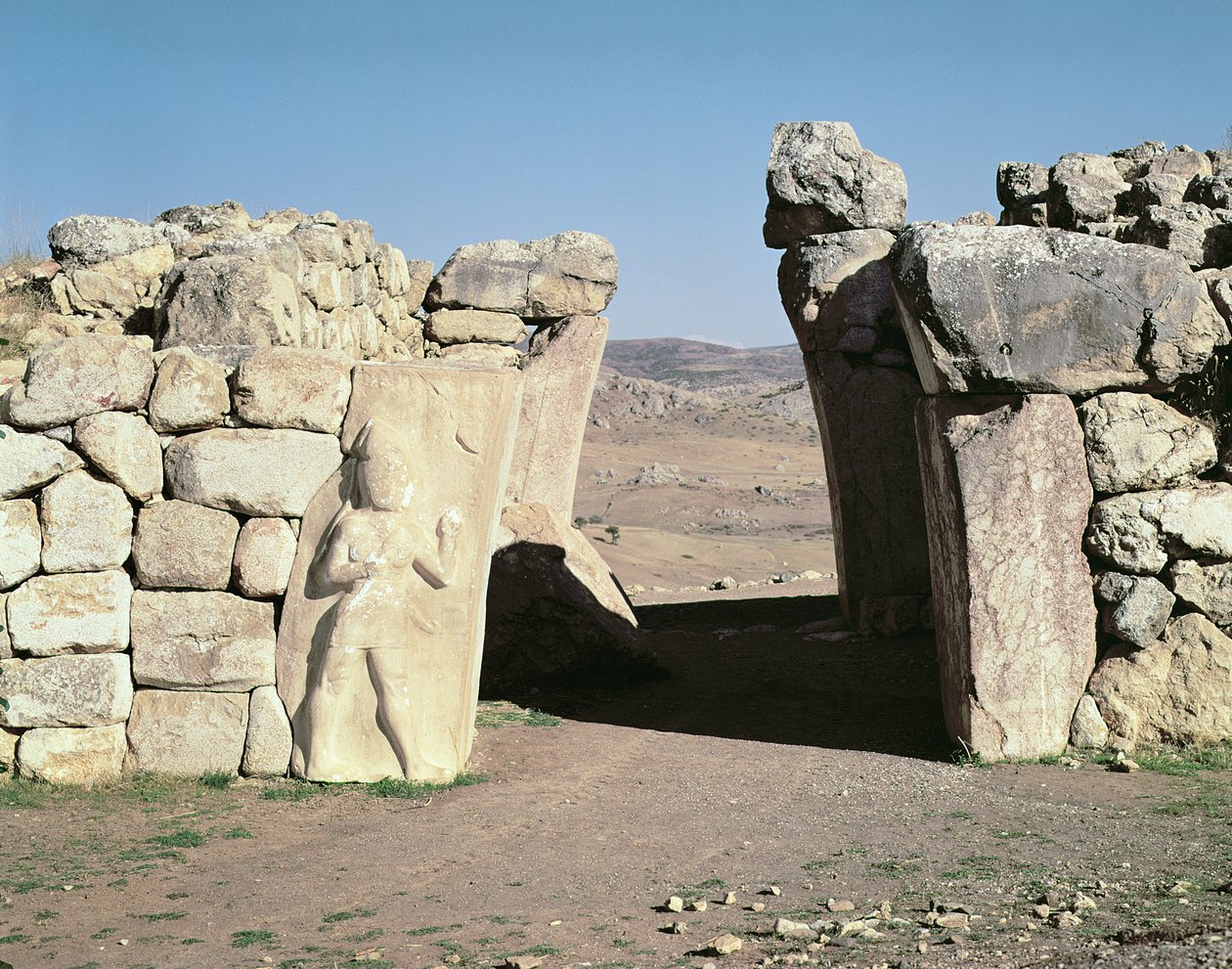 Kongens port fra murene til Hattusas av Hittite