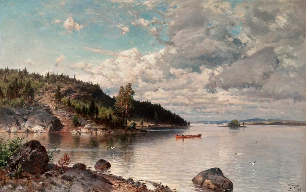Varm sommerdag av Hjalmar Munsterhjelm