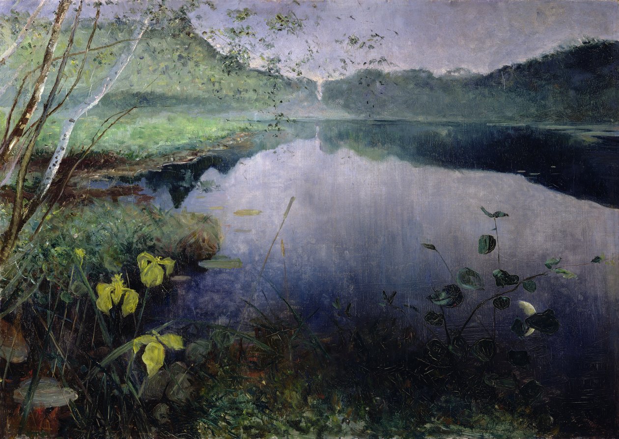 Fra Daelivannet (olje på lerret) av Hjalmer Eilif Emanuel Peterssen