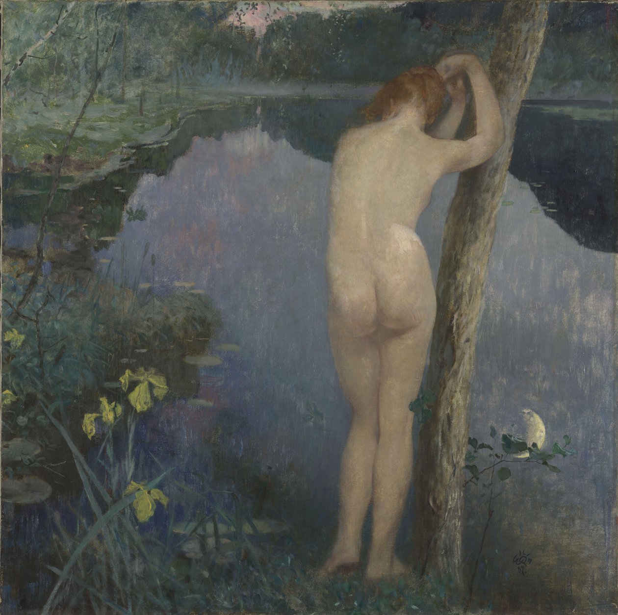 Nocturne av Hjalmer Eilif Emanuel Peterssen