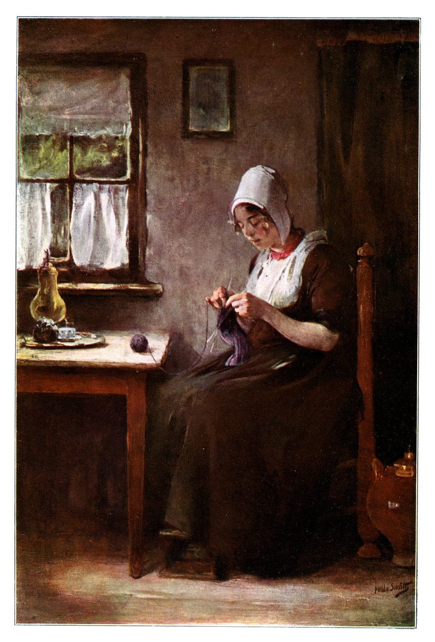 Strikkefisker, 1901. av Hobbe Smith