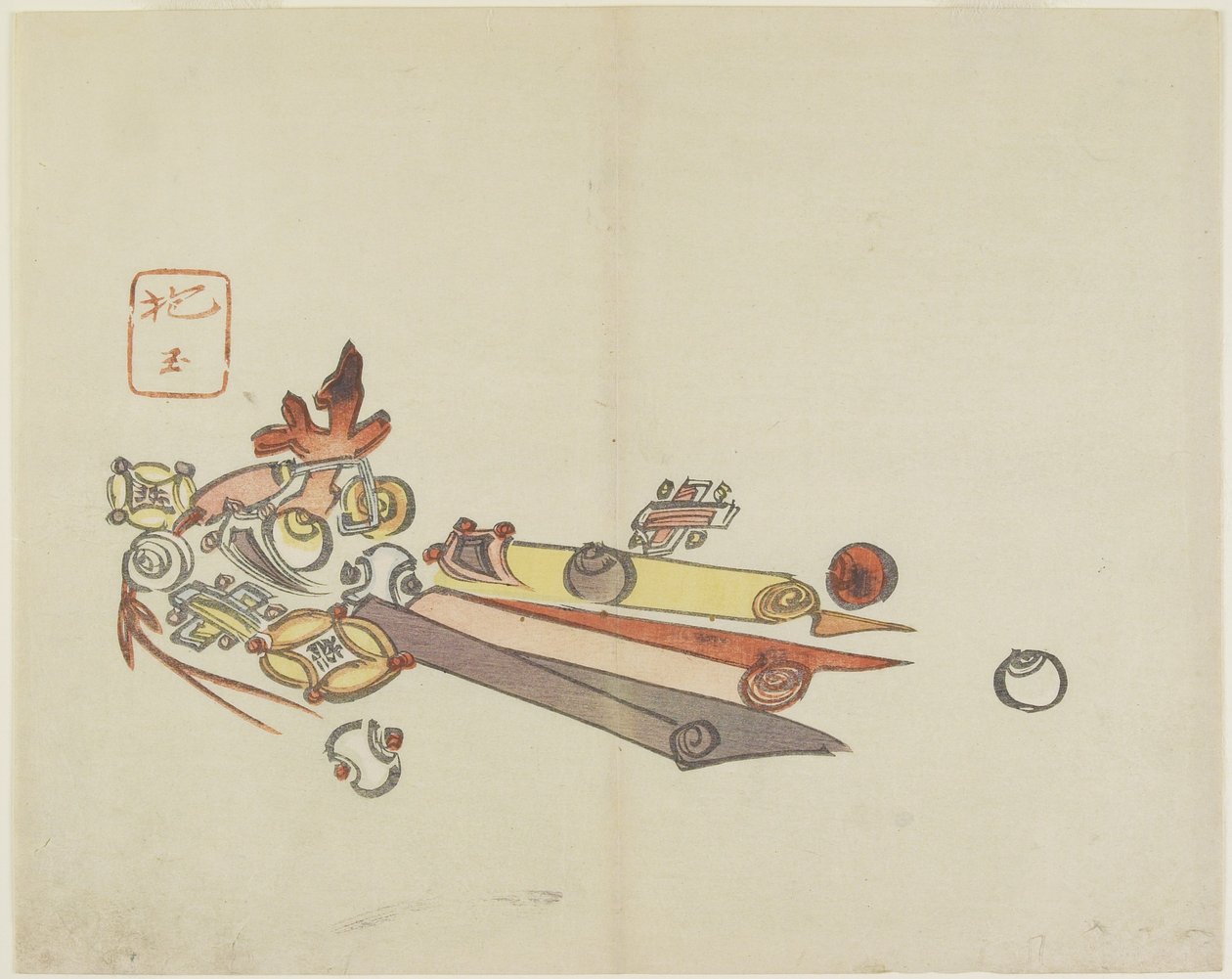 (Ornaments of Festival Float), ca. 1830 av Hogyoku