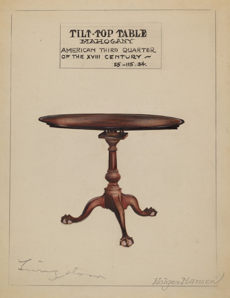 Vippebord, 19351942. av Holger Hansen