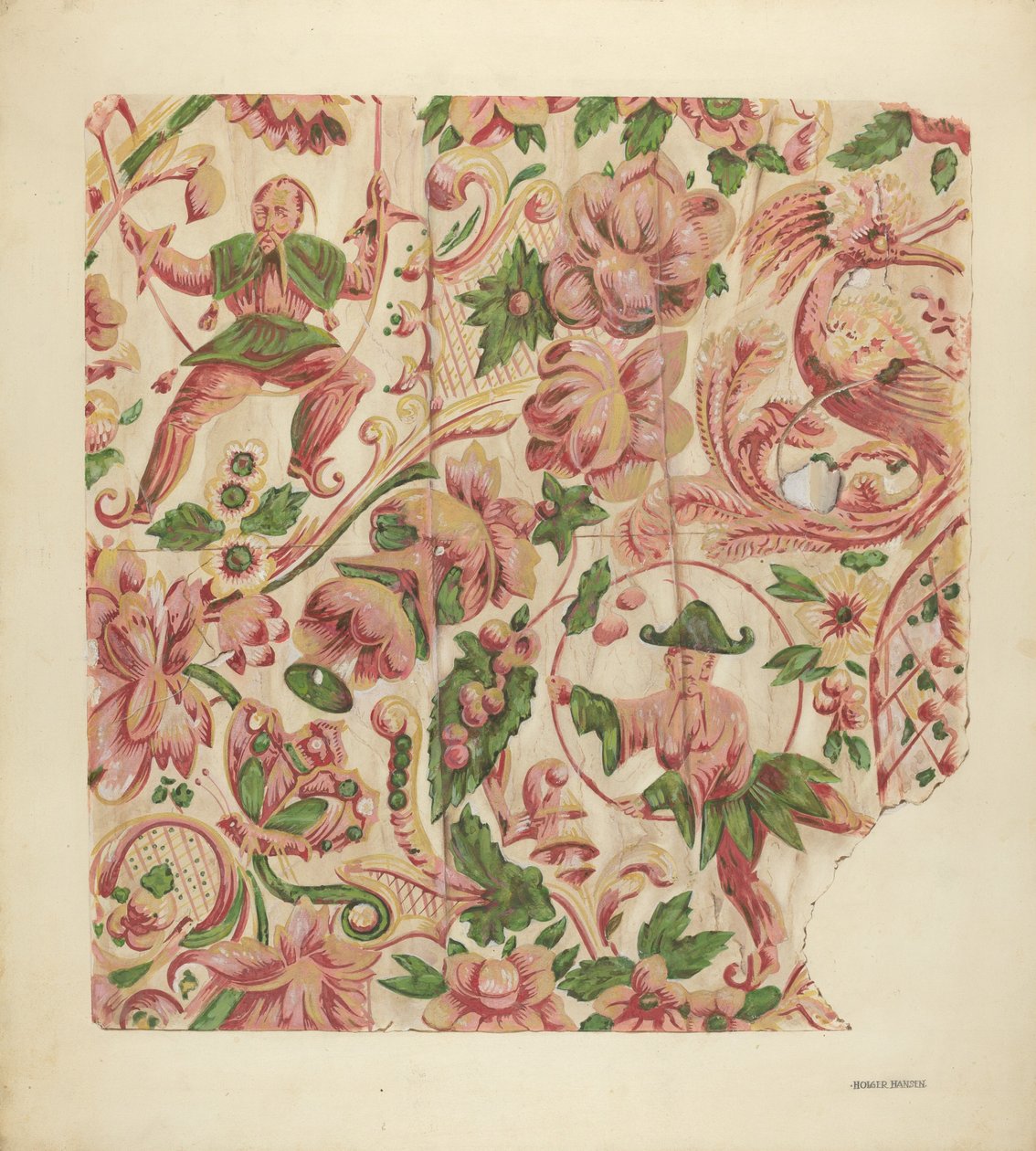 Veggpapir, 19351942. av Holger Hansen