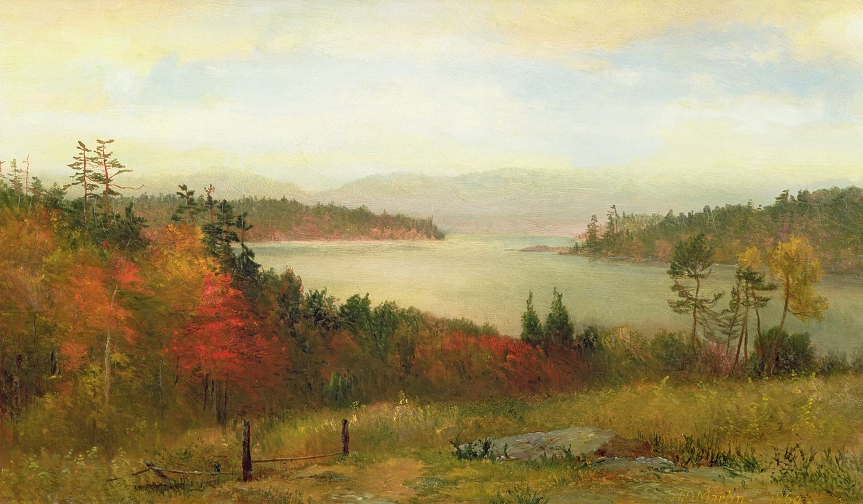 Snowshoe Lake, 1869 av Homer Dodge Martin