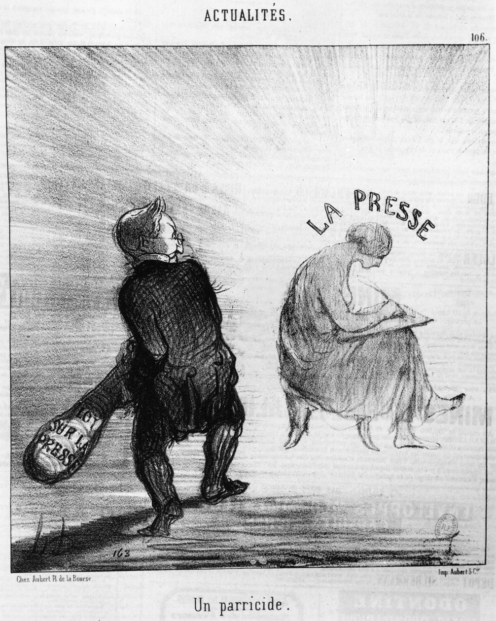 Et parmord, illustrasjon fra 