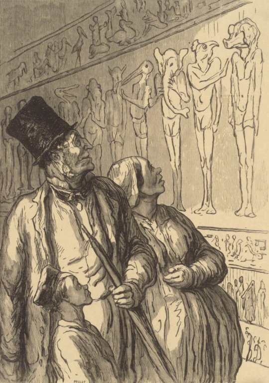 På den universelle utstillingen av Honoré Daumier