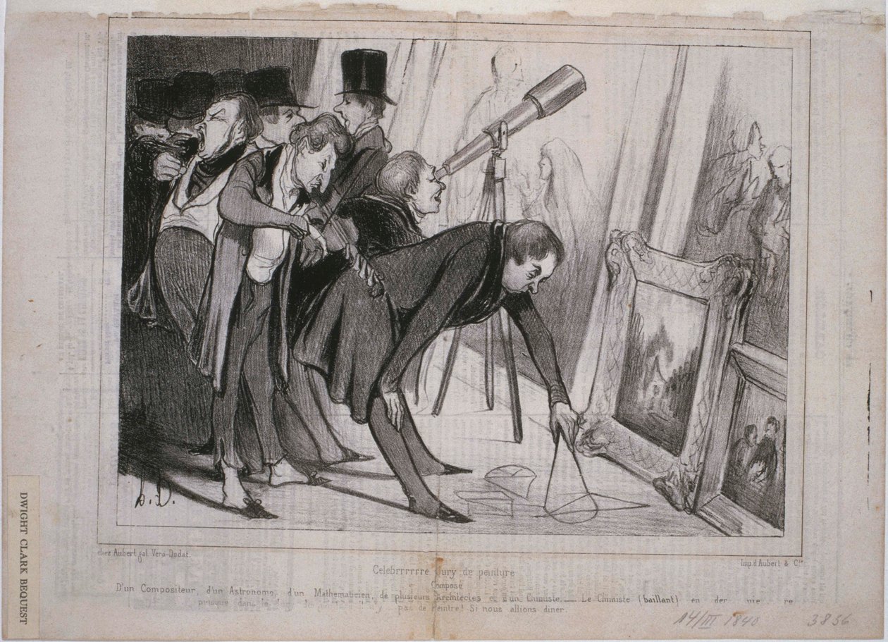 Berømt maleri jury av Honoré Daumier