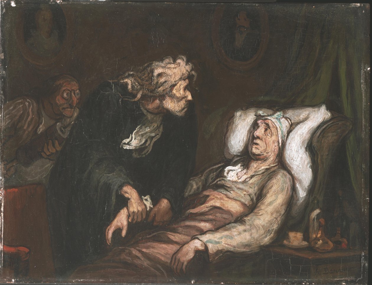 Tenkende syk av Honoré Daumier