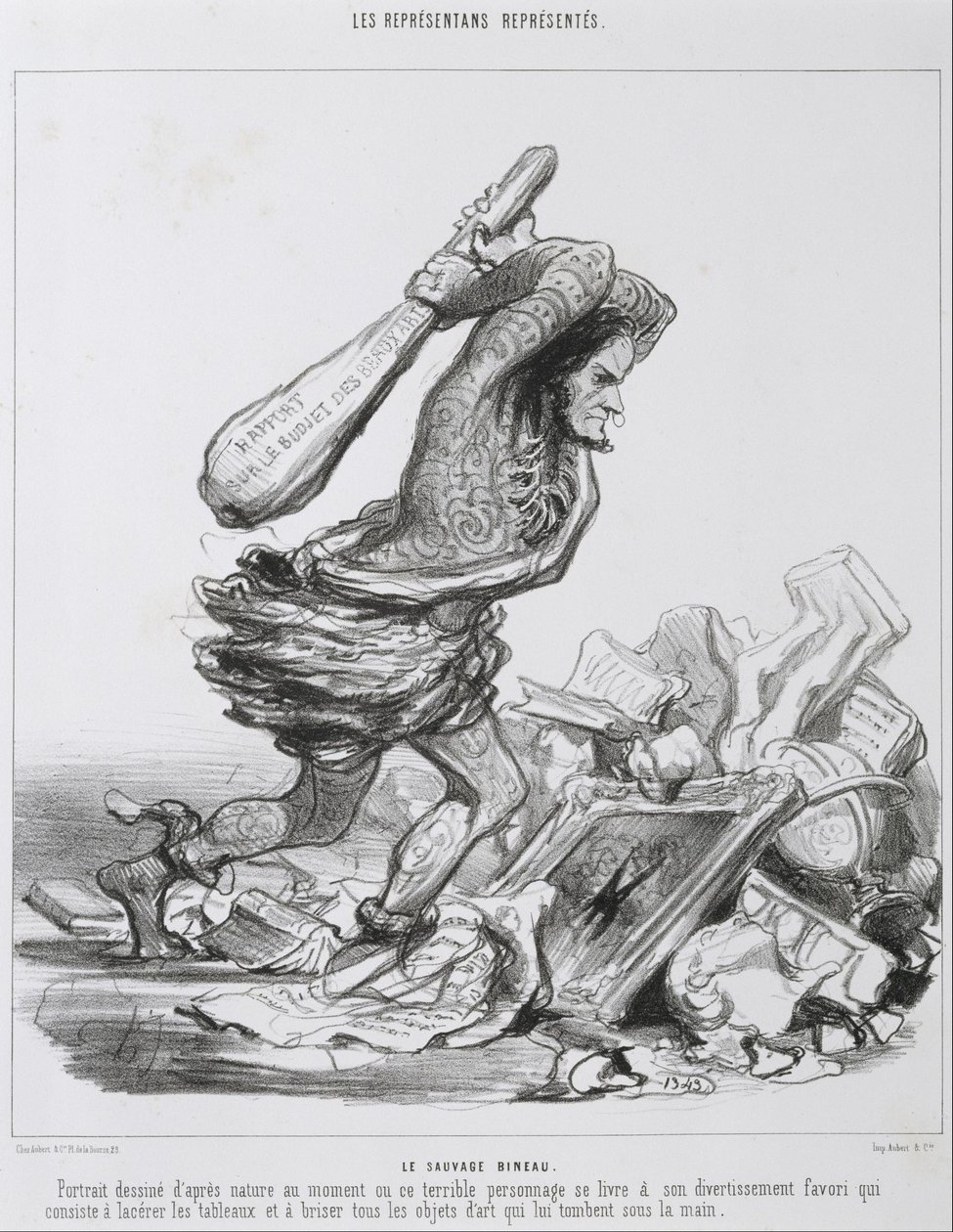 Sauvage Bineau. av Honoré Daumier