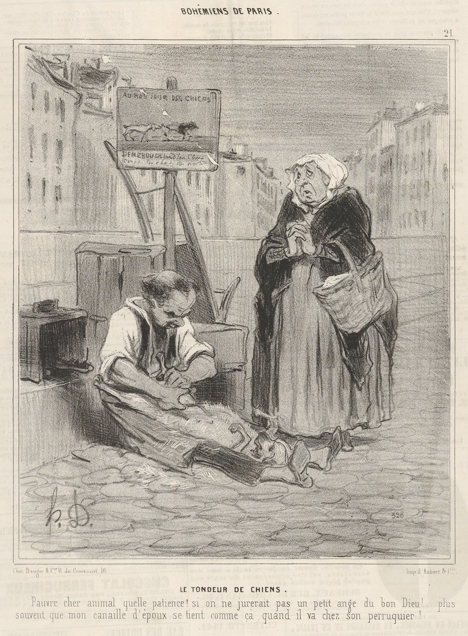 Hundeklipperen av Honoré Daumier
