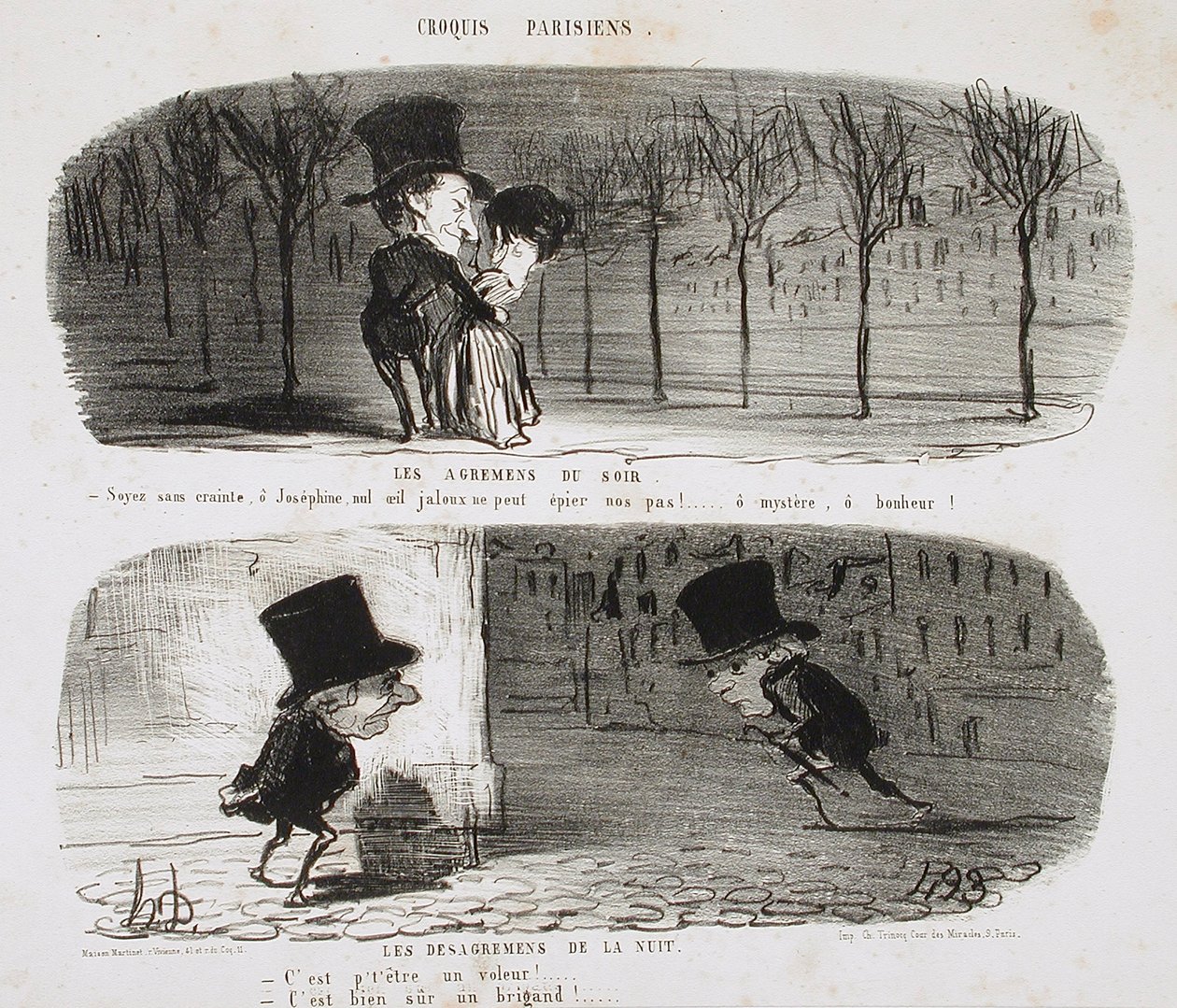 Natt av Honoré Daumier